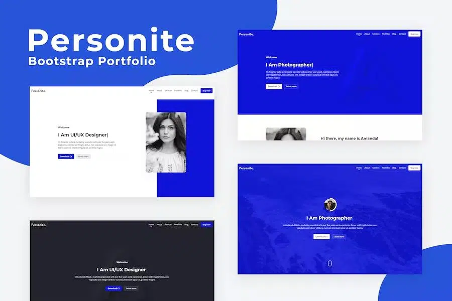 Personite – Bootstrap Portfolio Template