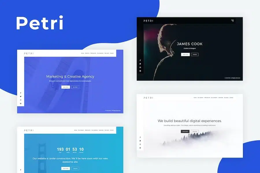 Petri – Creative Coming Soon Template