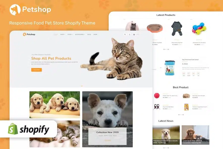 Petshop – Multipurpose E-commerce Shopify Template