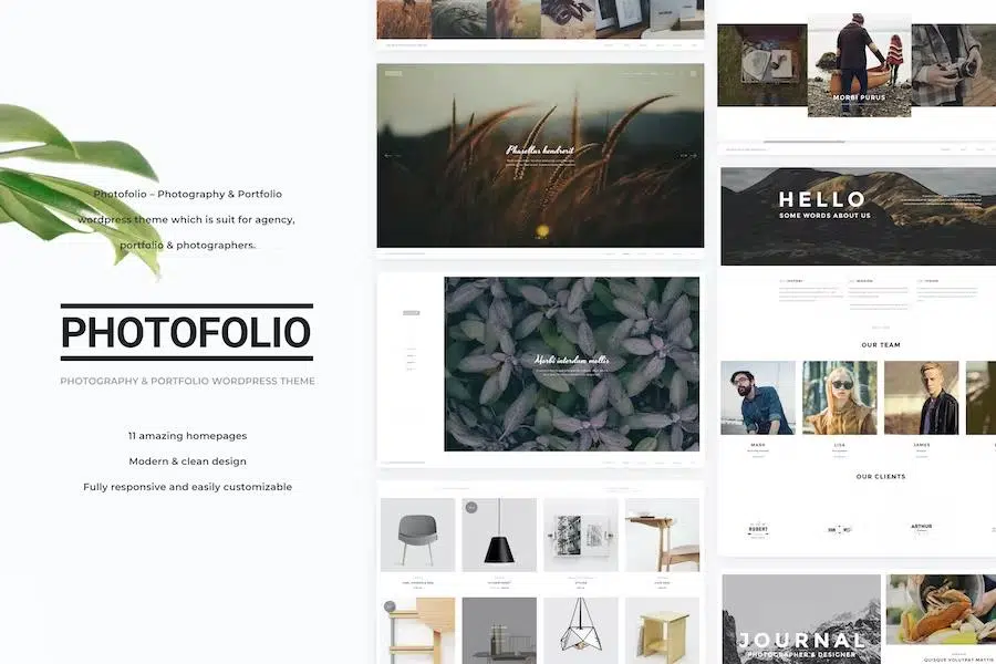 Photofolio – Photography & Portfolio WordPress Theme