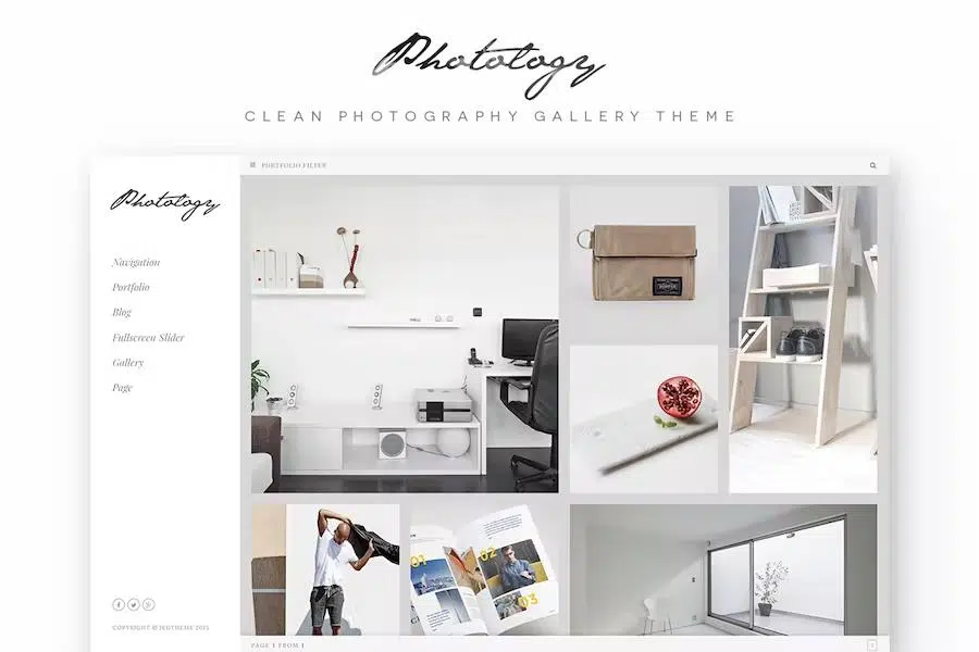 Photology – Clean Photography Gallery Themes