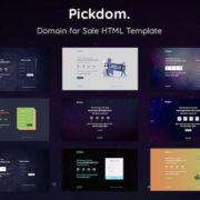 Pickdom – Domain for Sale HTML Template