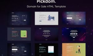 Pickdom – Domain for Sale HTML Template