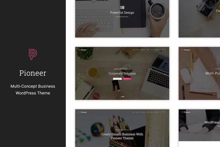 Pioneer – Multi-Concept Corporate WordPress Theme