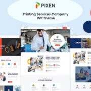 Pixeen – Printing Services Company WordPress Theme + RTL