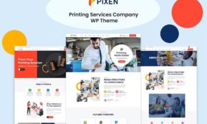 Pixeen – Printing Services Company WordPress Theme + RTL