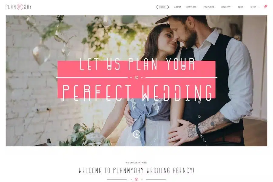 Plan My Day – Wedding Event Planning Agency WordPress Theme