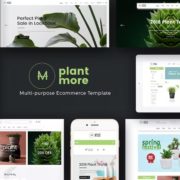 Plantmore – Organic & Plant Responsive Prestashop Theme