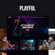Playful – Pole Dance Club & Store WordPress Theme