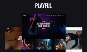 Playful – Pole Dance Club & Store WordPress Theme