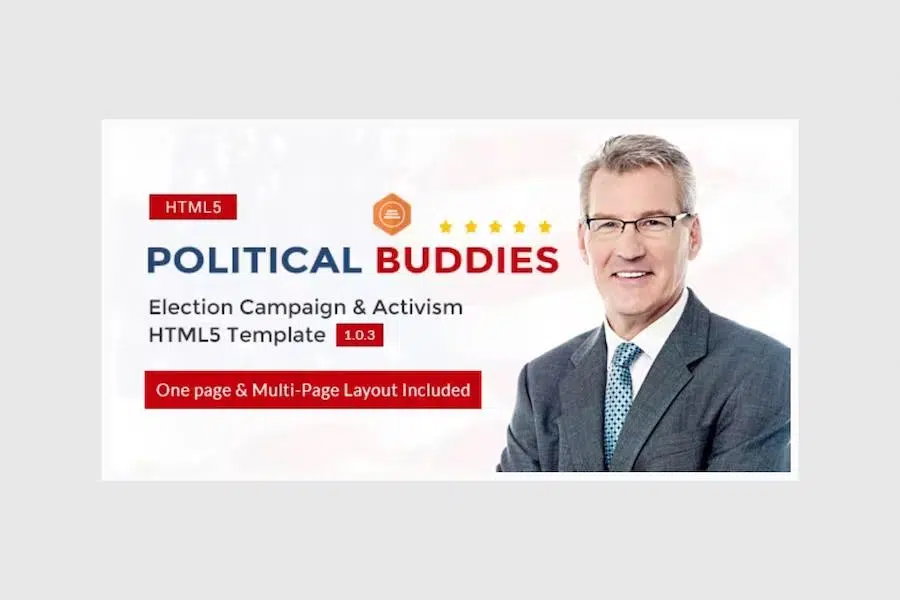 Political Buddies – Election Campaign & Activism HTML5 Template