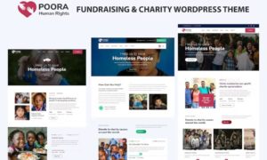 Poora – Fundraising & Charity WordPress Theme