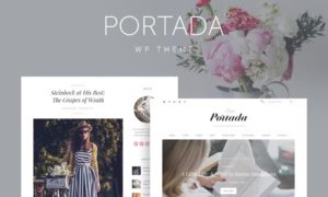 Portada – Elegant Blog Blogger WordPress Theme