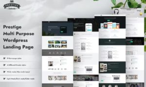 Prestige – Multi Purpose WordPress Landing Pages