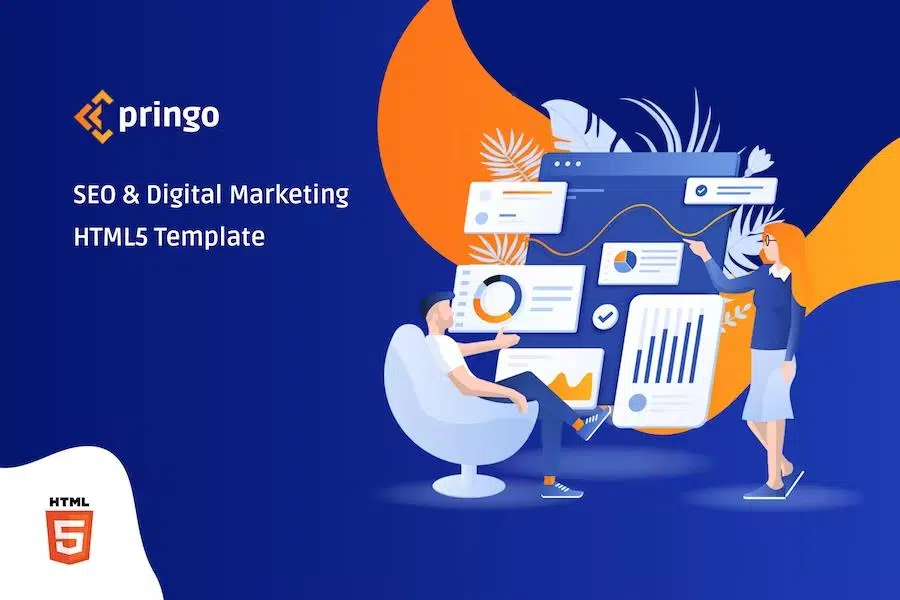 Pringo – Digital Marketing Bootstrap 5 Template