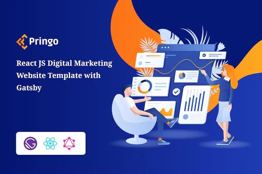 Pringo – Gatsby Marketing Template