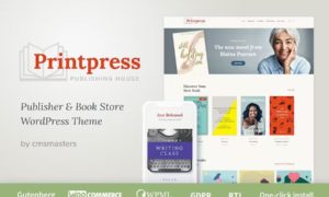 Printpress -Book Publishing WordPress Theme