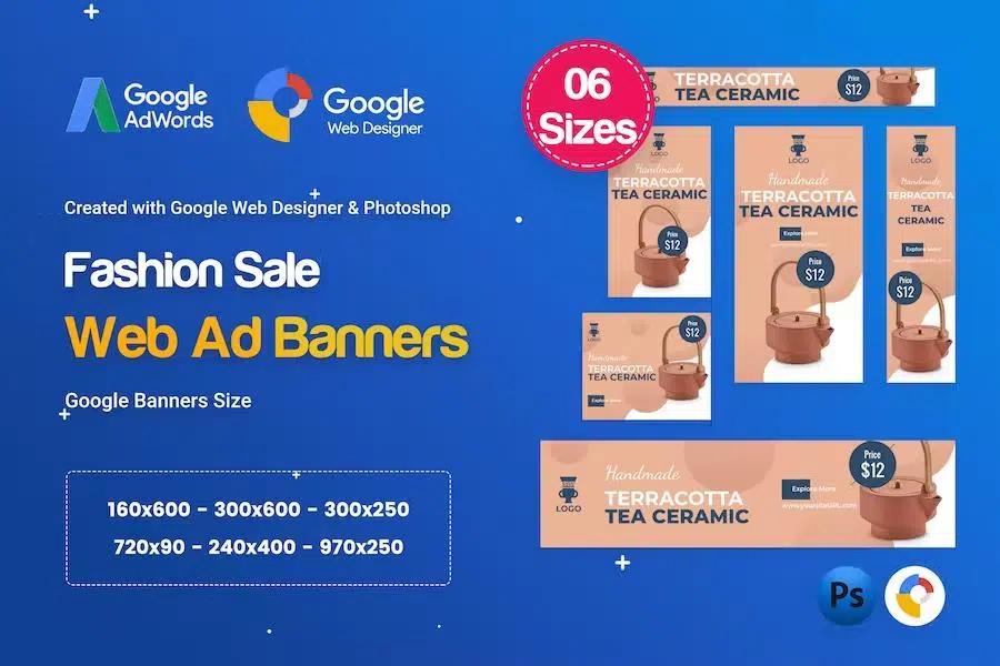 Product Sale Banners HTML5 D42 Ad – GWD & PSD