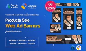 Product Sale Banners HTML5 D50 Ad – GWD & PSD