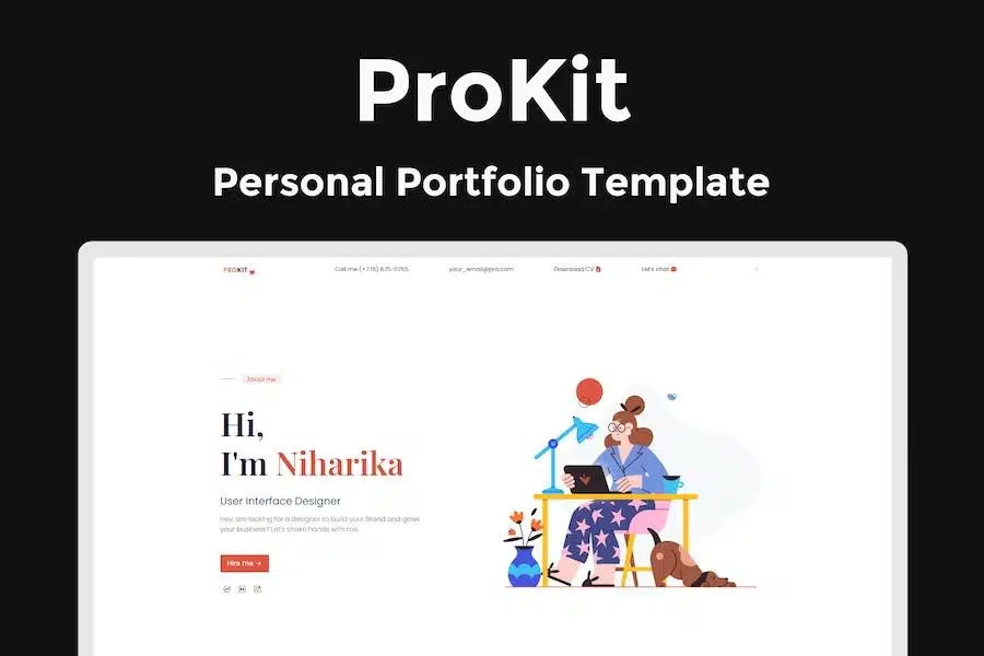 ProKit – Creative Personal Portfolio HTML Template