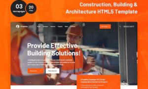 Promina – Construction and Building HTML5 Template