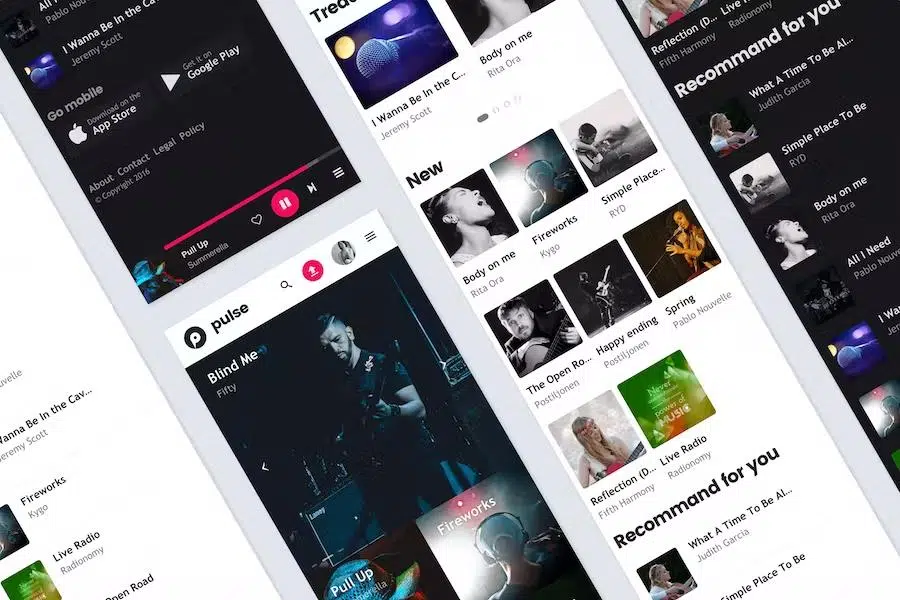 pulse – Music, Audio, Radio Template