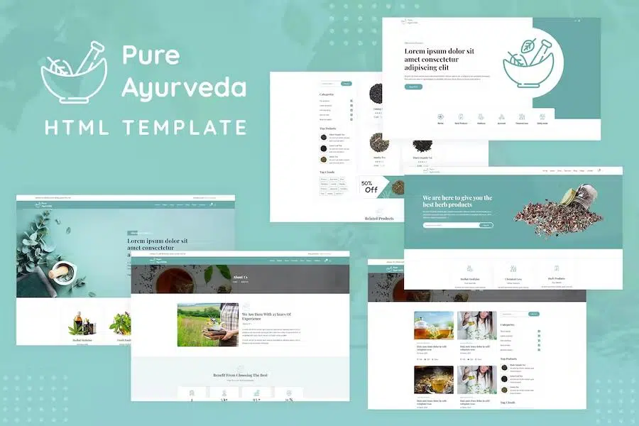 Pure Ayurveda – Responsive HTML Template