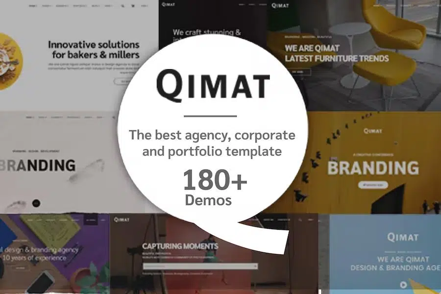 QIMAT – Creative Agency, Corporate and Portfolio Multi-purpose Template