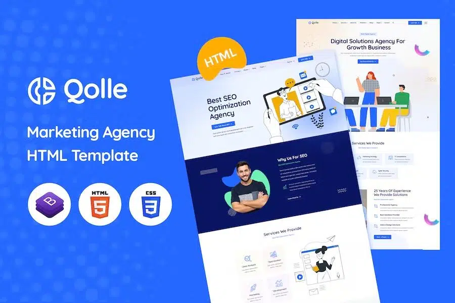 Qolle – Creative Agency React NextJs Template