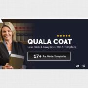 Quala Coat – Law Firm & Lawyers HTML5 Template