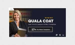 Quala Coat – Law Firm & Lawyers HTML5 Template