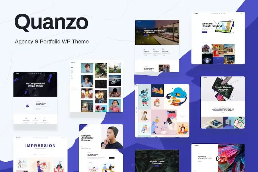 Quanzo – Personal Portfolio WordPress Theme