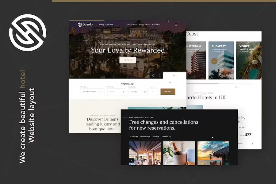 Quardo – Deluxe Premium Hotels HTML Template