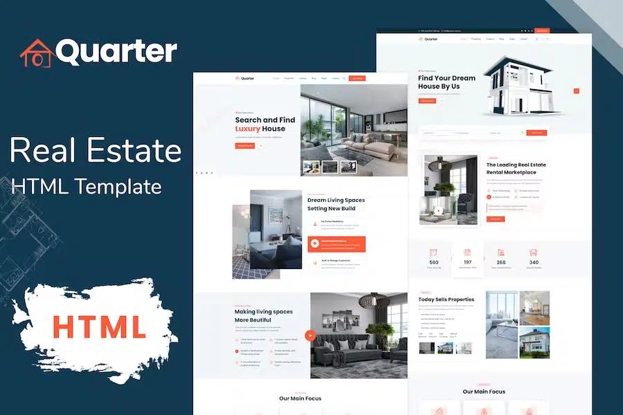 Quarter – Real Estate HTML Template