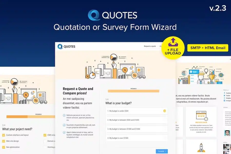 Quote – Quotation or Survey Form Wizard