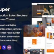 Quper – Construction and Architecture WordPress Theme