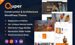 Quper – Construction and Architecture WordPress Theme