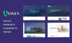 Qxygen – Single Property WordPress Theme