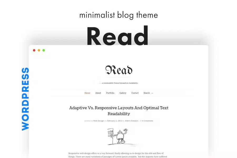 Read WP – Minimalist WordPress Blog Theme