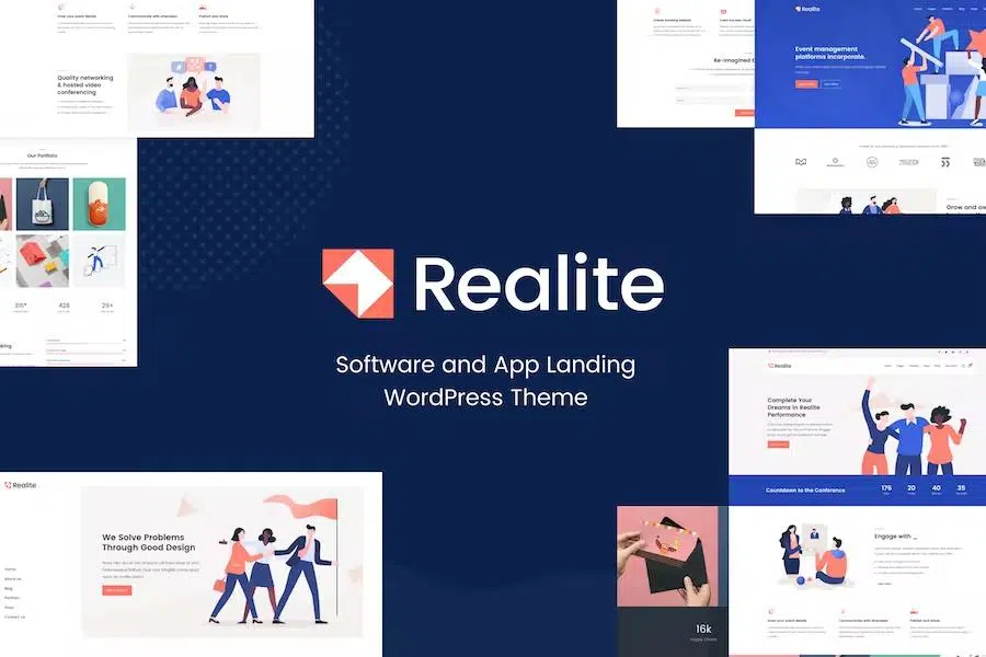 Realite – A WordPress Theme for Startups