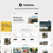 Realome – Real Estate and Realtor Block Theme