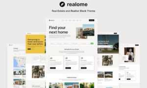 Realome – Real Estate and Realtor Block Theme