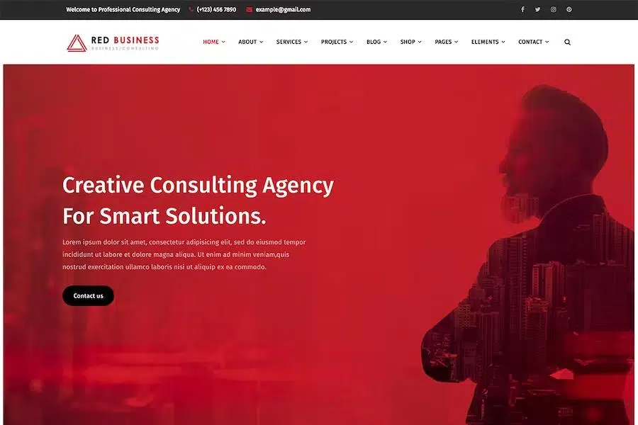 RedBiz – Finance & Consulting Multi-Purpose WordPress Theme