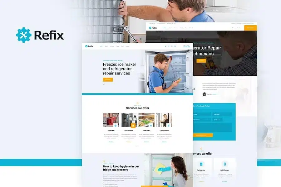 Refix – Fridge & Freezer Repair Company HTML Template