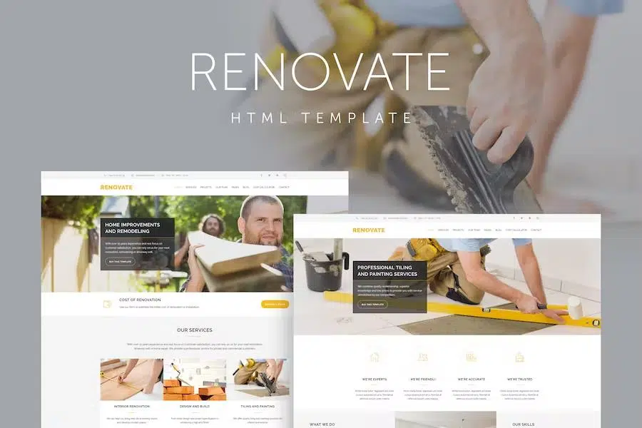 Renovate – Construction Template