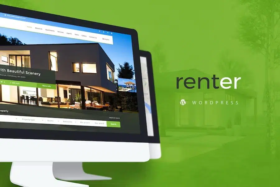 Renter – Property Rent Sale Real Estate Agency & Realtor Responsive WordPress Theme