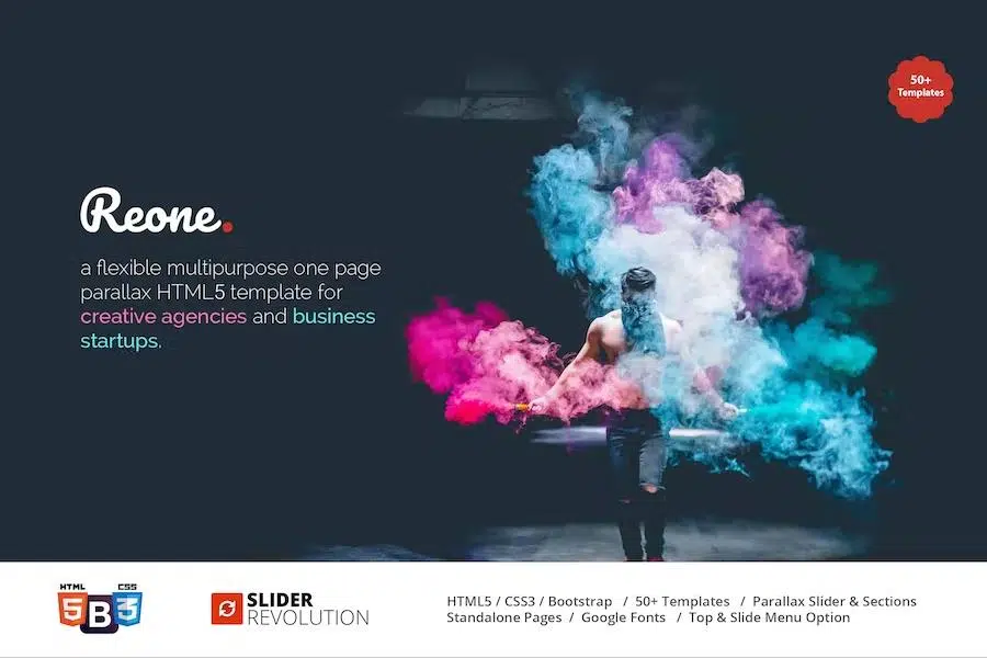 Reone – One Page Parallax