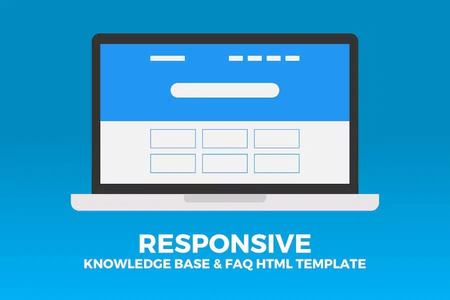 Responsive Knowledge Base & FAQ HTML Template