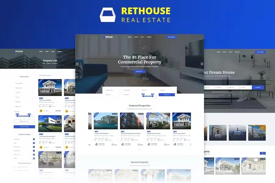 Rethouse – Real Estate HTML Template