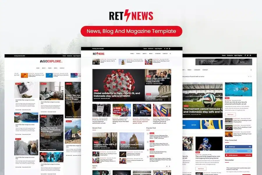 Retnews – News, Blog & Magazine Template